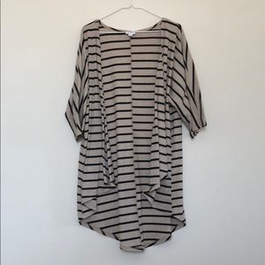 LuLaRoe Tan & Black Lindsay